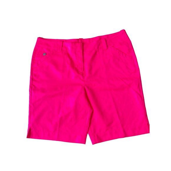 PGA Tour Shorts Golf Women's 16 Hot Pink Retail $65 - Picture 4 of 6
